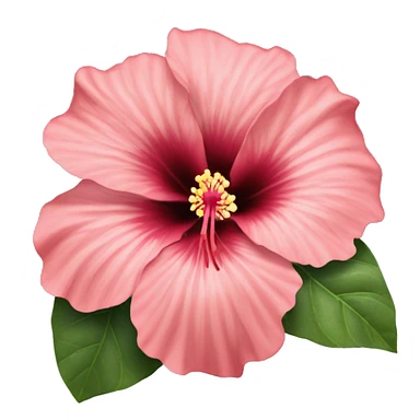 Emoji de  flor hibiscus mutabilis sticker