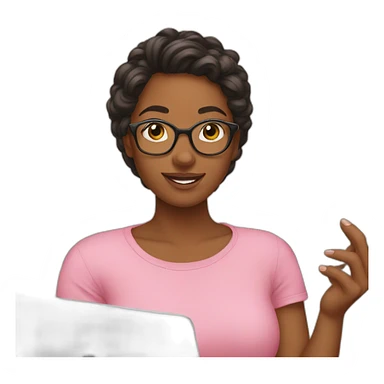 Daughter taking moms photo  sticker