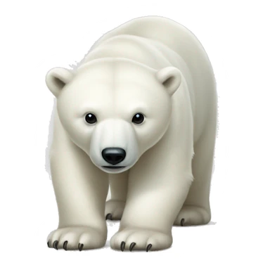 Wriring Polar Bear sticker