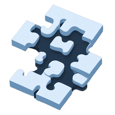 isometric-puzzle-piece sticker