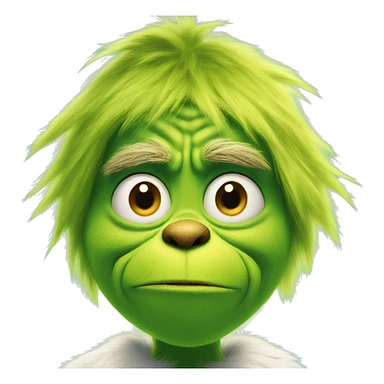 Grinch With Sunshine  sticker