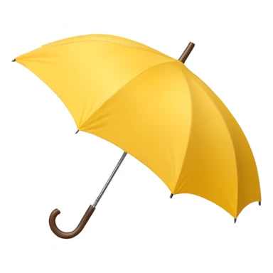 yellow umbrella sticker