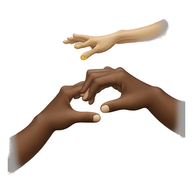 The creation of Adam hands sticker