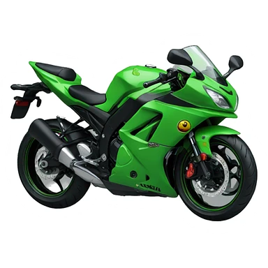 green kaasaki ninja 650 sticker