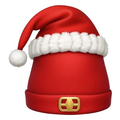 The red Christmas hat sticker