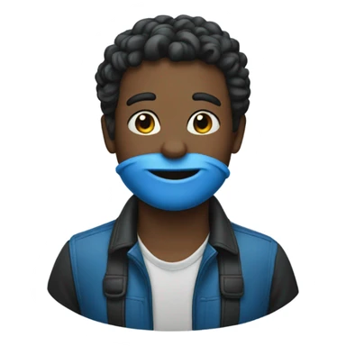 100 emoji blue sticker