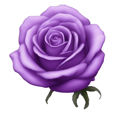 purple rose sticker