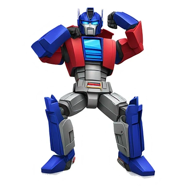 Optimus Prime dabbing sticker