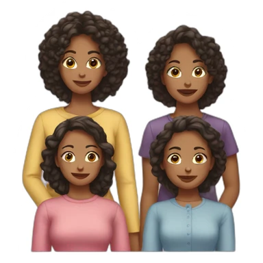 Five sisters sticker