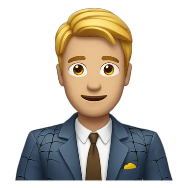 man with spider arms sticker