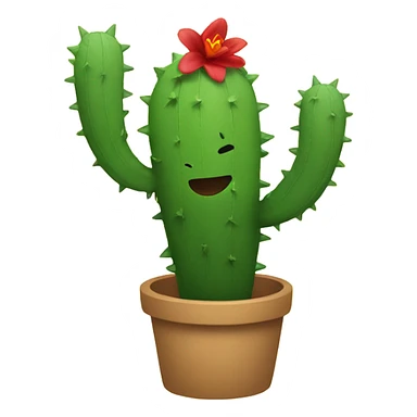 Dancing cactus  sticker