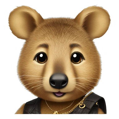 Quokka dressed in Louis Vuitton sticker