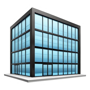 Corporate canteens as buildong outside view sticker