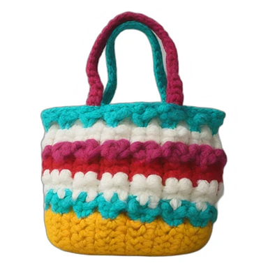 crochet bag sticker