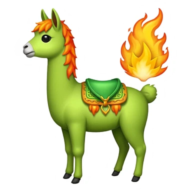 Encendedor verde con fuego sticker