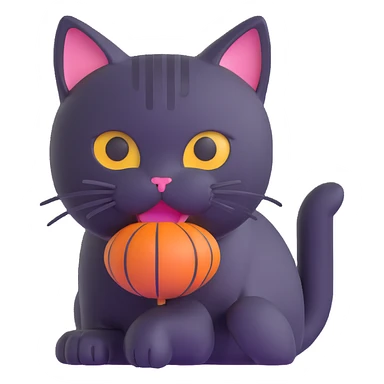 cat mewing sticker