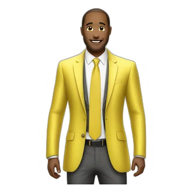 Expensive Banana suit sticker