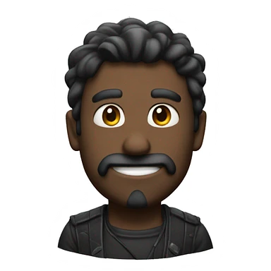 Pulgar arriba negro sticker