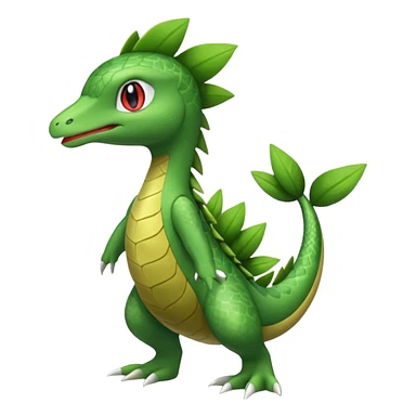 Larvitar-Sceptile-Snivy-hybrid-fusion (full body) sticker