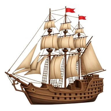 Santa Maria ship sticker