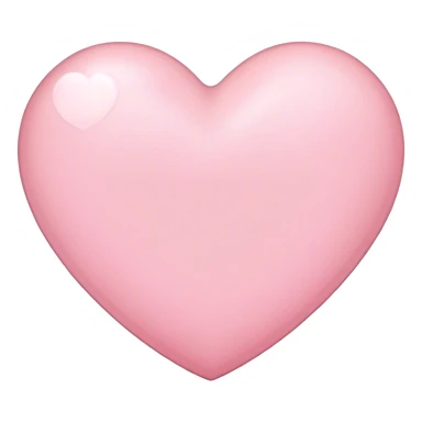 Corazón rosa claro  sticker