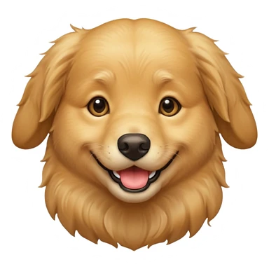 Cute golden retriever  sticker
