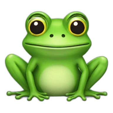 coding frog sticker