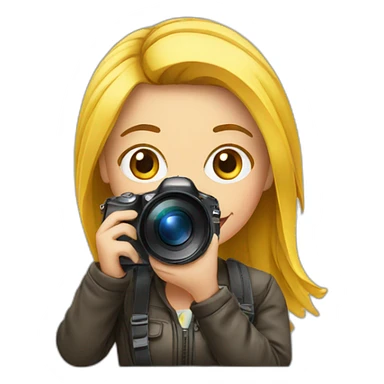 Photographer girl  sticker