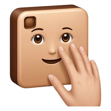 Hand wich is doing a square with the thumb, the index and the middle finger sticker