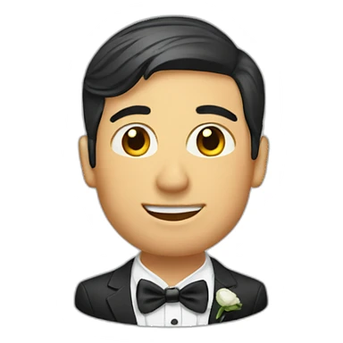 Groom waiting the bride sticker