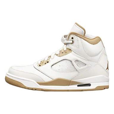 White and beige Jordan’s  sticker