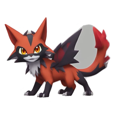 Noivern-Litten-Torracat-Zoroark-Zorua full body sticker