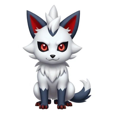 Edgy Cool Kawaii Litten-Absol-Zorua-Zangoose-Pokémon Full Body sticker