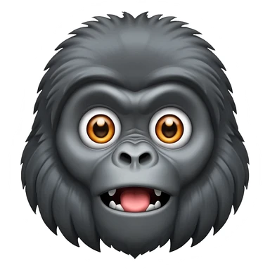 Gorilla that's shocked sticker