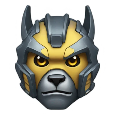 Protogen happy sticker