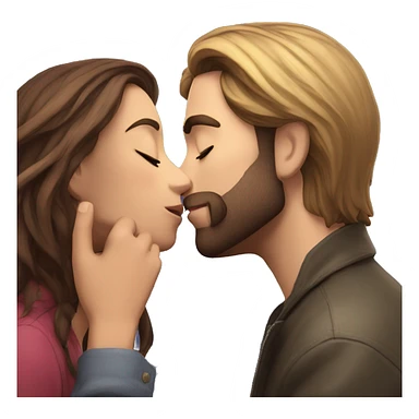 Leon dando un beso sticker