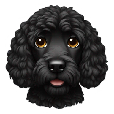 black doodle sticker