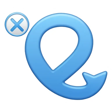 Este emoji✅en azul sticker