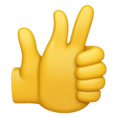 thumbs up emoji, friendly and clear sticker