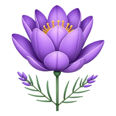 Please the flower levandul sticker