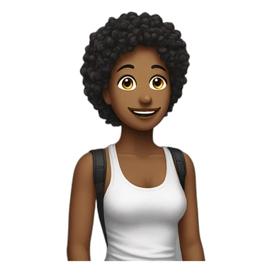 discussion between music artist and fan on social media sticker