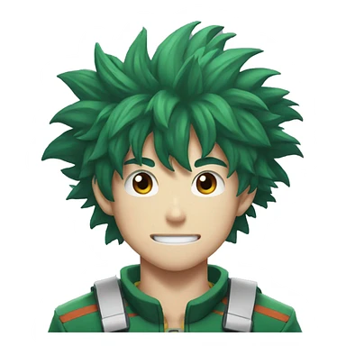 Deku from my hero academia sticker