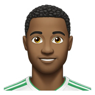 african ronaldo sticker