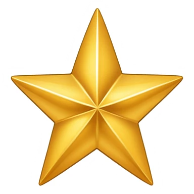 5 point star sticker