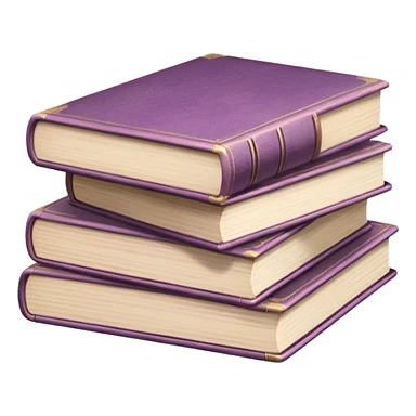 Mauve books sticker