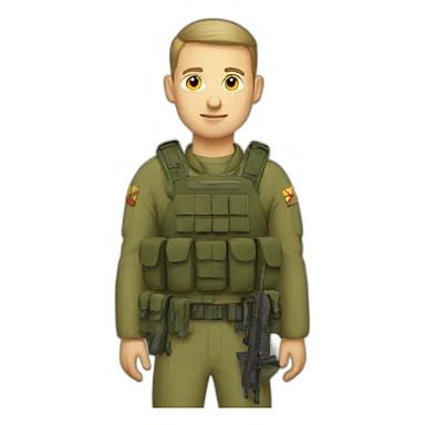 Ukrainian soldiers  sticker