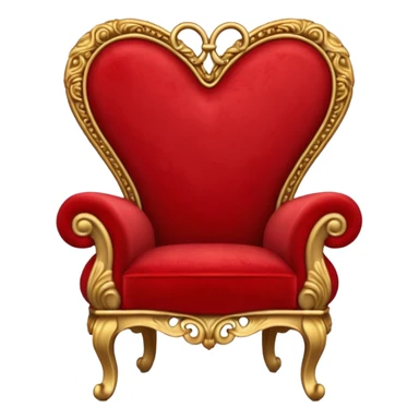 heart-shaped chair sticker