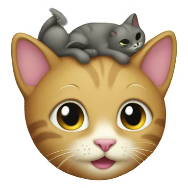 cat in tree sticker