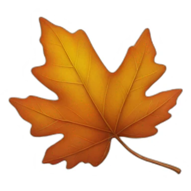 Autumn leaves sticker