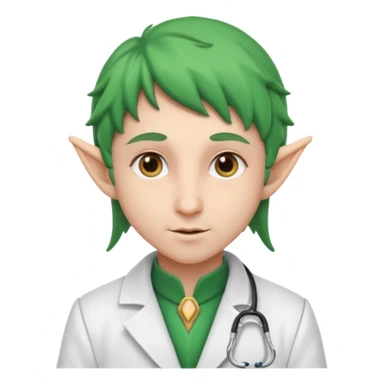 Elf Doctor sticker